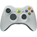 White Controller Icon 128x128 png